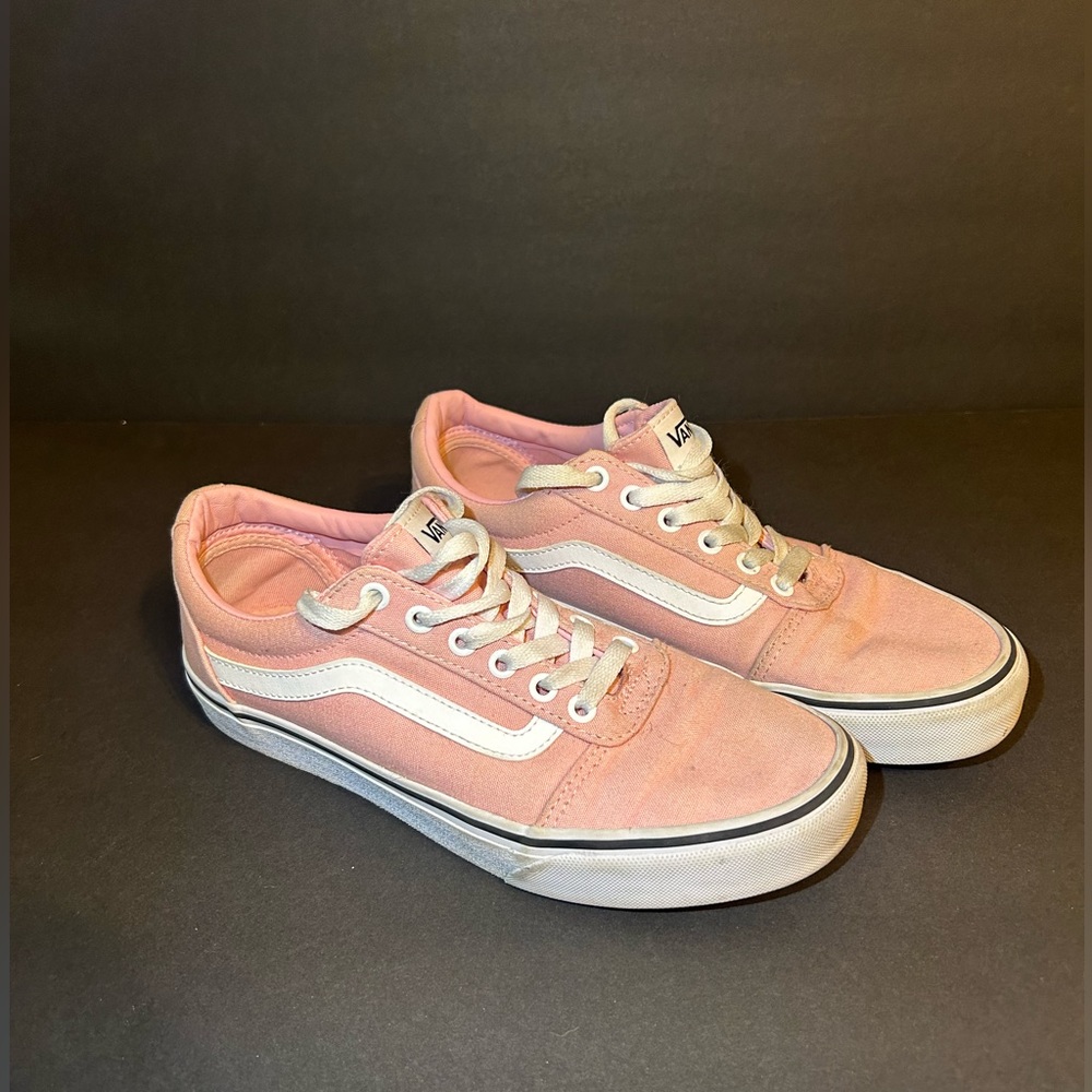 Pink low cut vans
